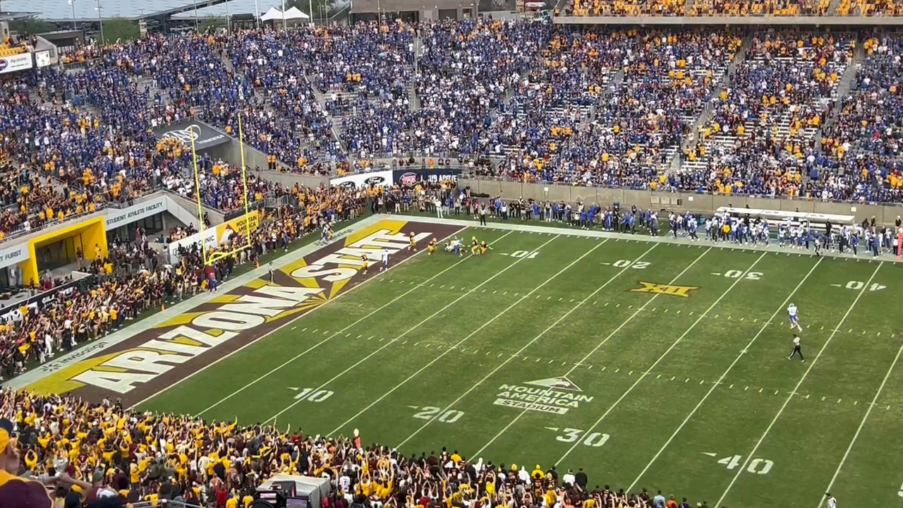 Mountain America Stadium - No. 21 ASU beats No. 14 BYU at Homecoming (11/23/24) - Stadiums & Arenas Near Me - Tempe, Arizona