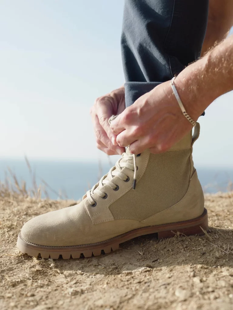 Video sequence of walking in Ojai Boot in different outdoor locations