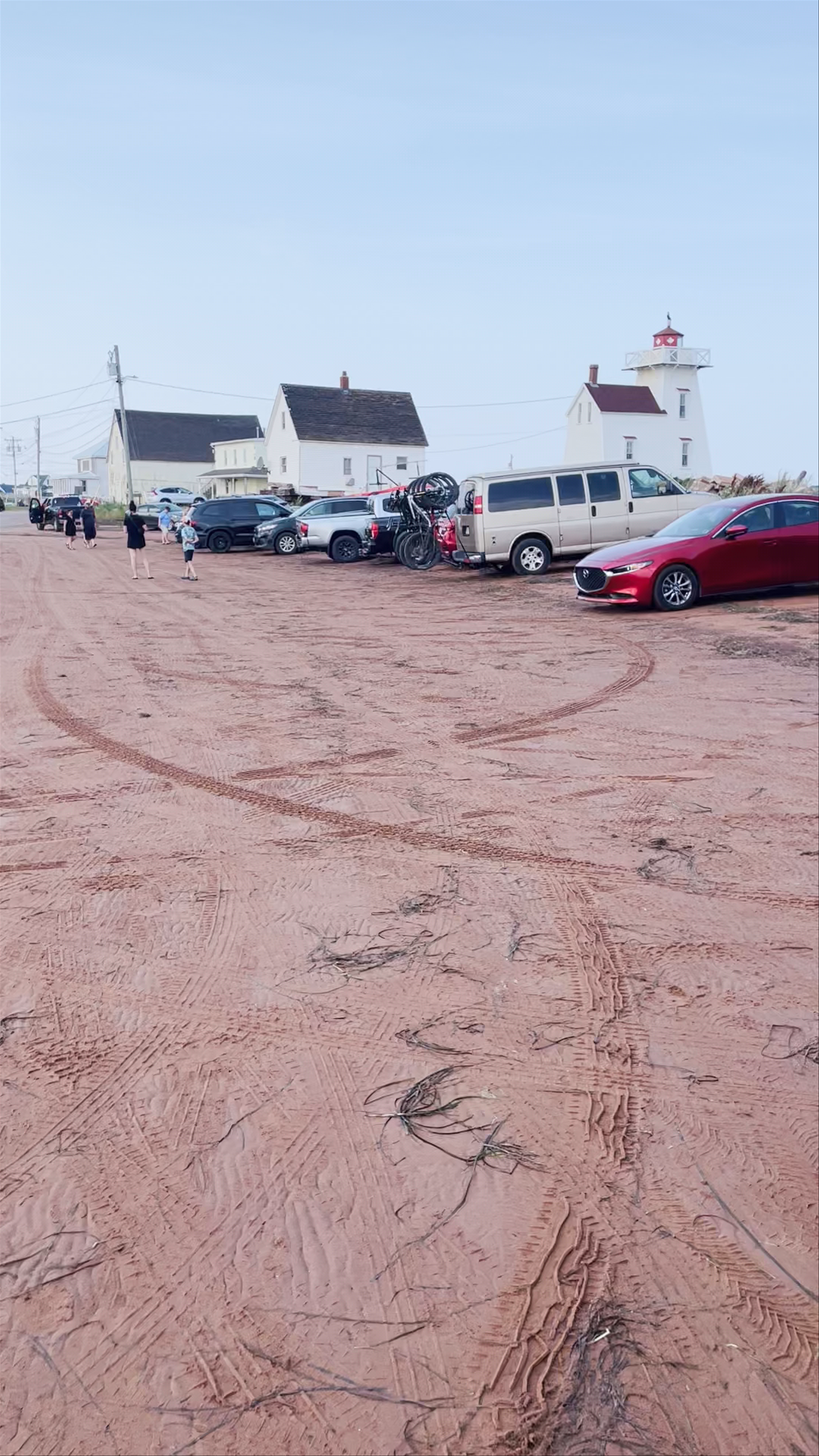 North Rustico Beach Parking and facility