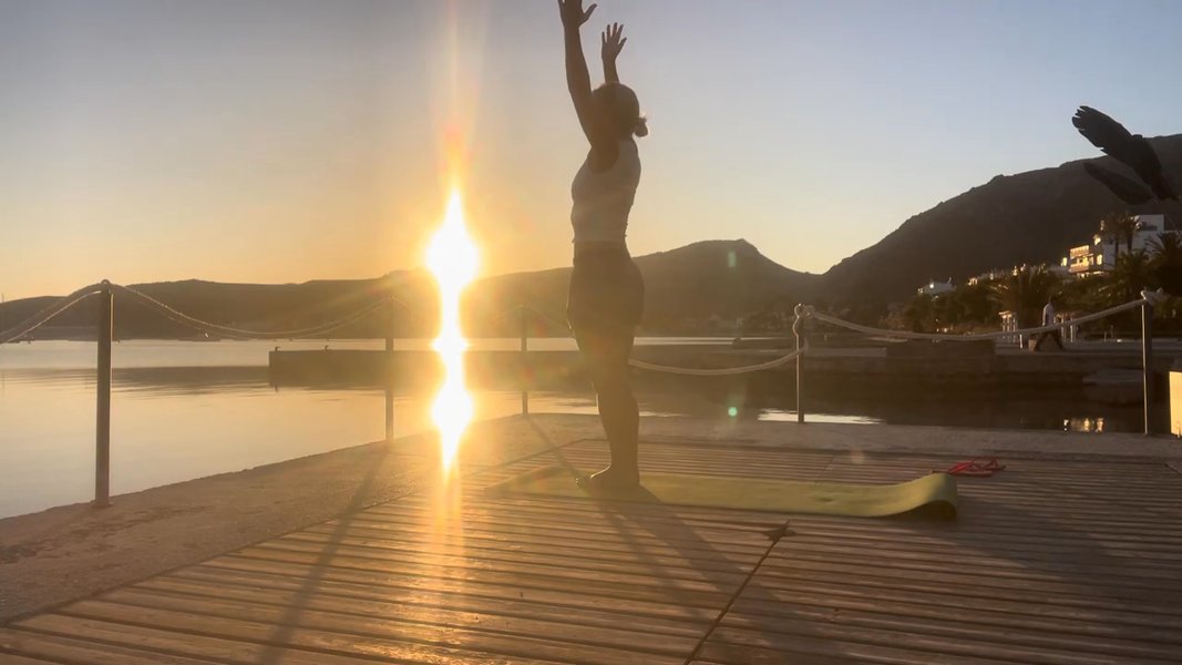 Sunrise Sun Salutes.