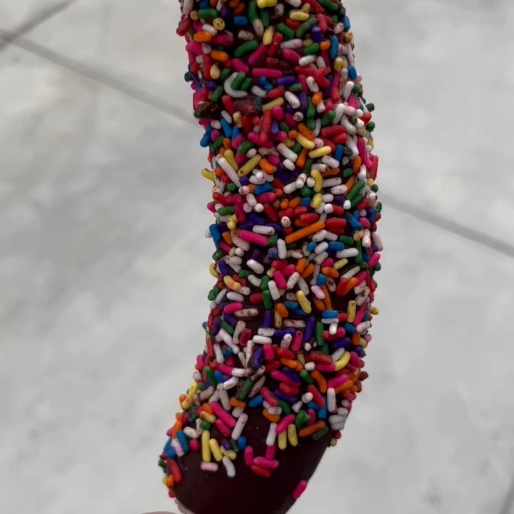 Handel’s Ice Cream - Chocolate covered banana with sprinkles - Ice Cream & Frozen Yogurt Near Me - Spring, Texas