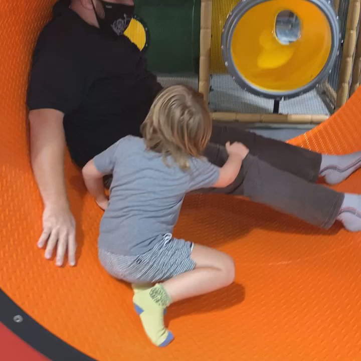 OutSlide In - Rotating cube in action :) - Indoor Playcenter Near Me - Charleston, South Carolina