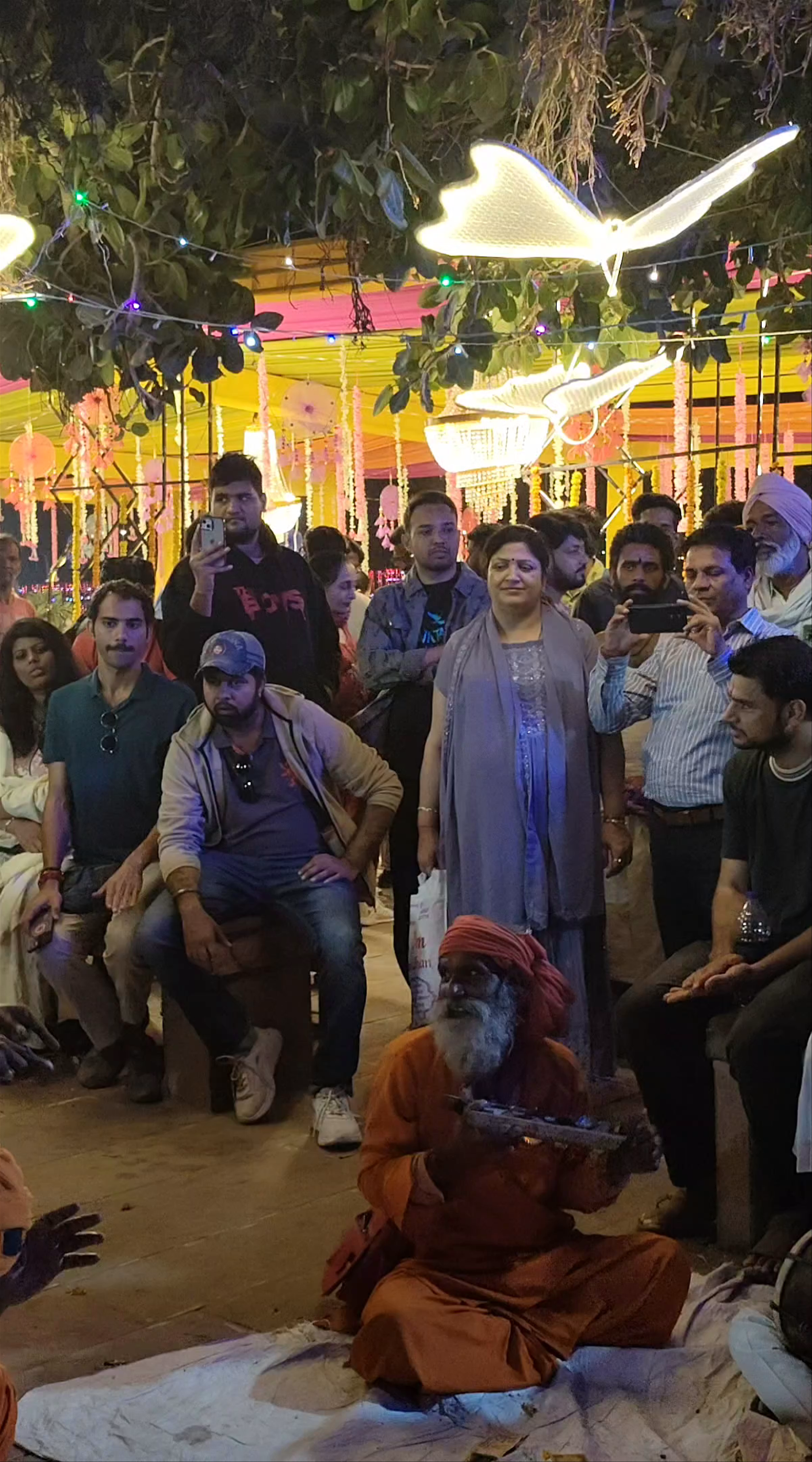 Evening Spiritual Gathering at Brahma Ghat, Pushkar