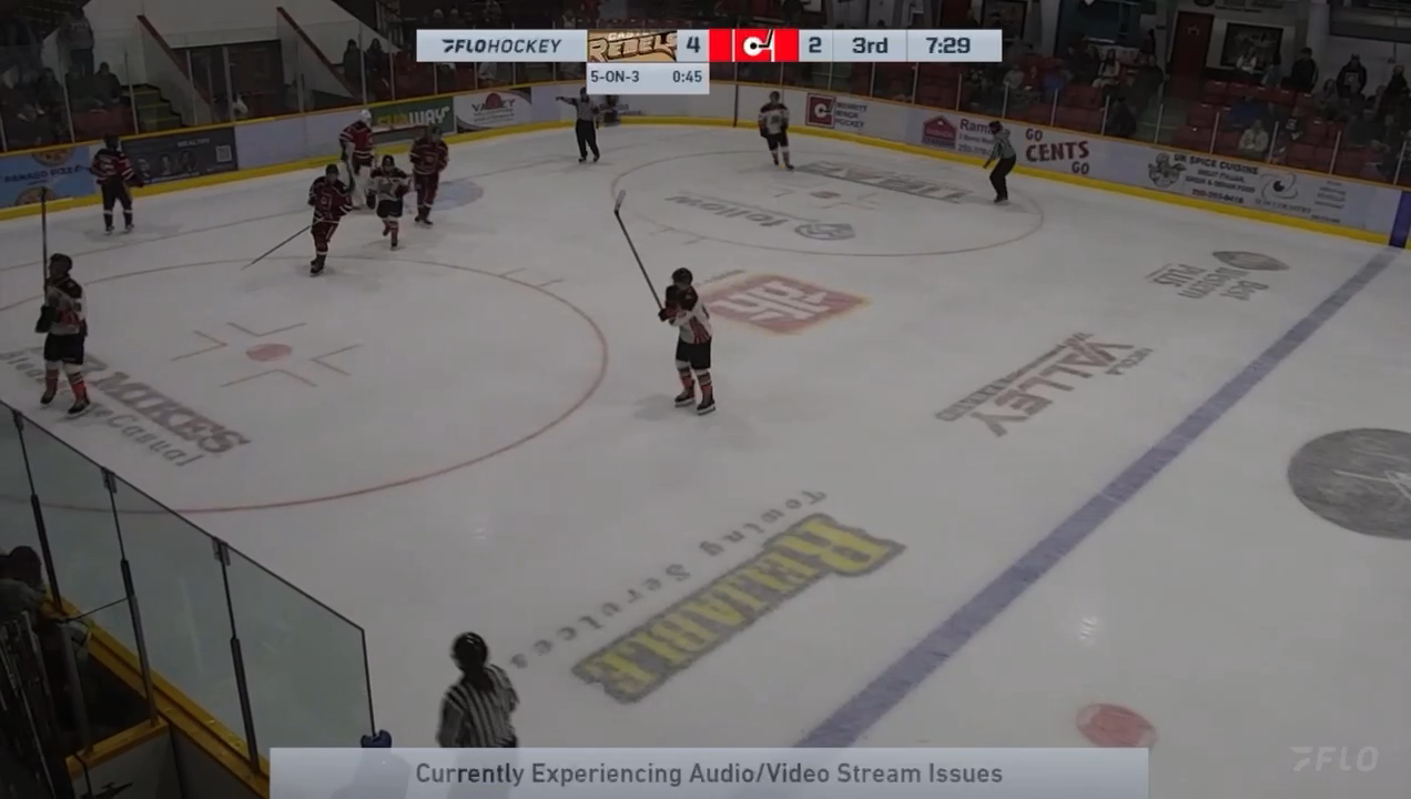 Joshua Gamble's Creative Play Leads to Key Assist for Castlegar Rebels