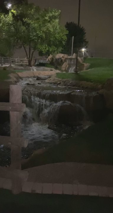 Mountain View Adventure Center - Very cute water fall decorations - Mini Golf Near Me - Des Plaines, Illinois