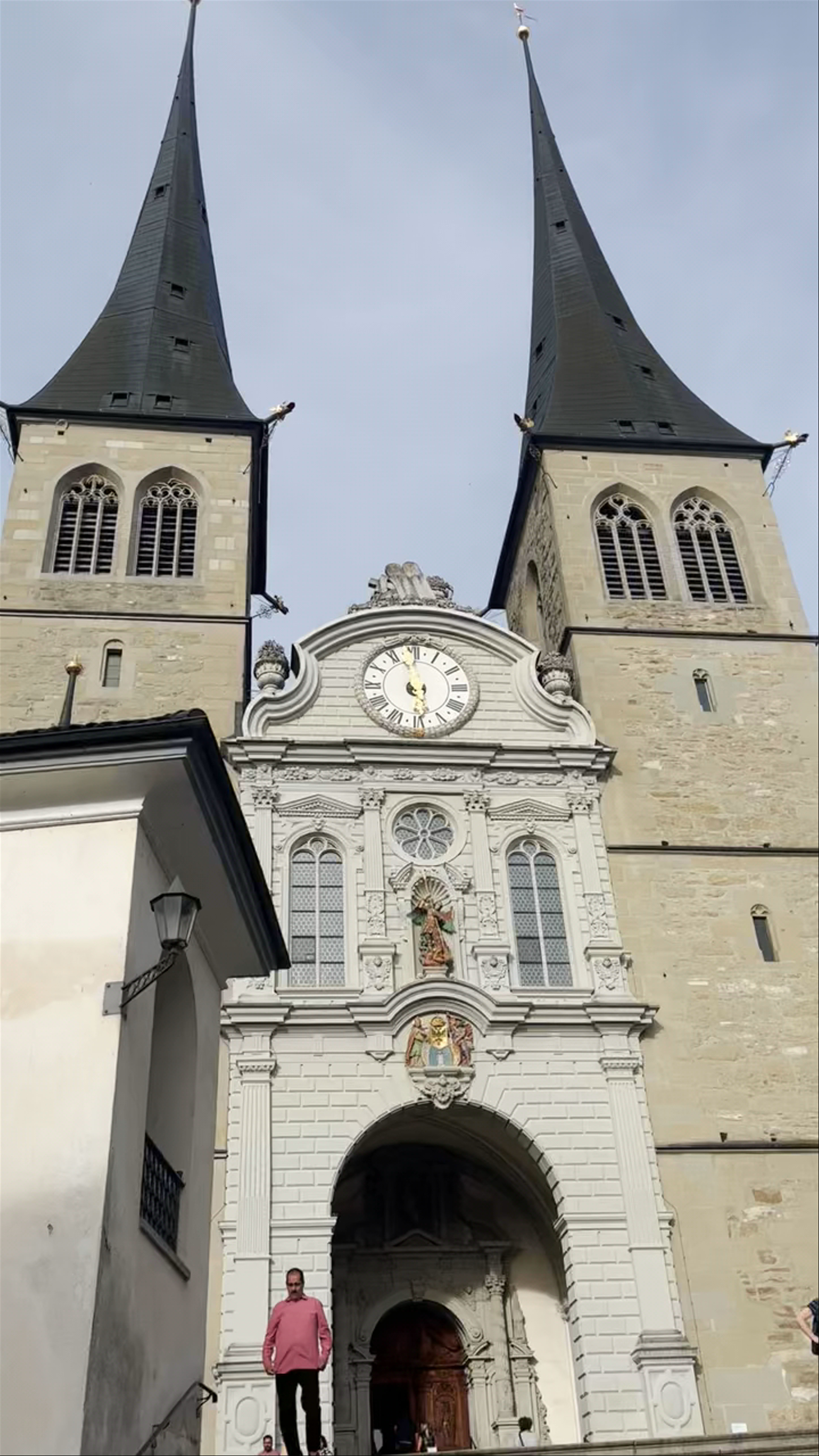 Hofkirche St. Leodegar: Majestic Twin-Spired Church in Lucerne