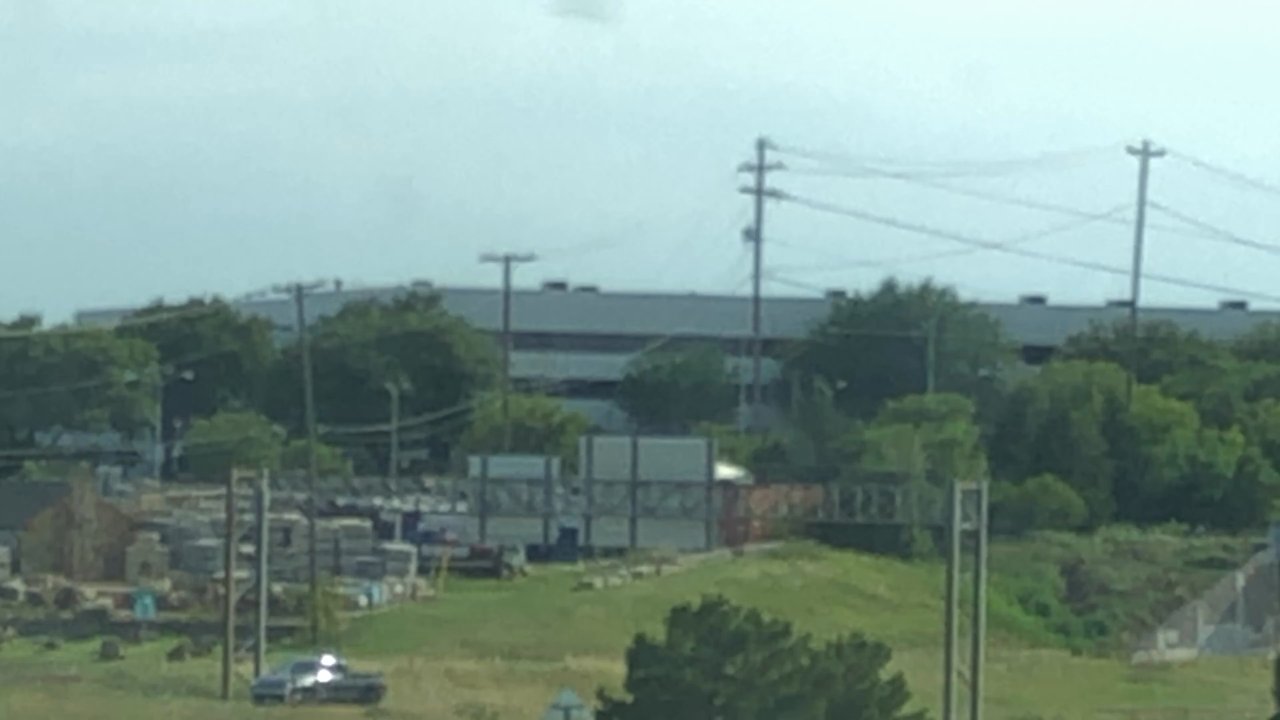 Big Tex Stone - View from the freeway - Building Supplies Near Me - Fort Worth, Texas