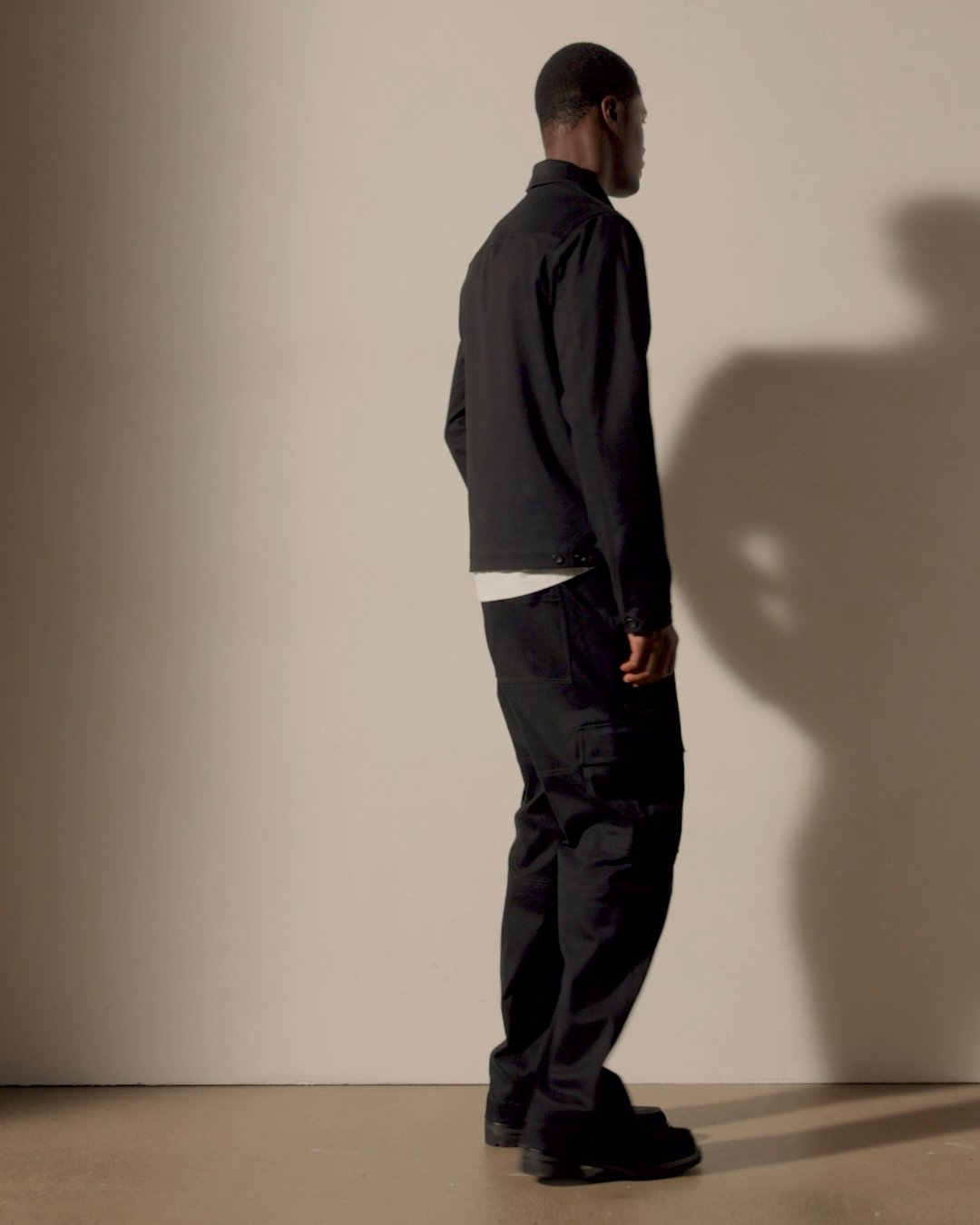 Zip Front Coach Jacket - Black | James Perse Los Angeles