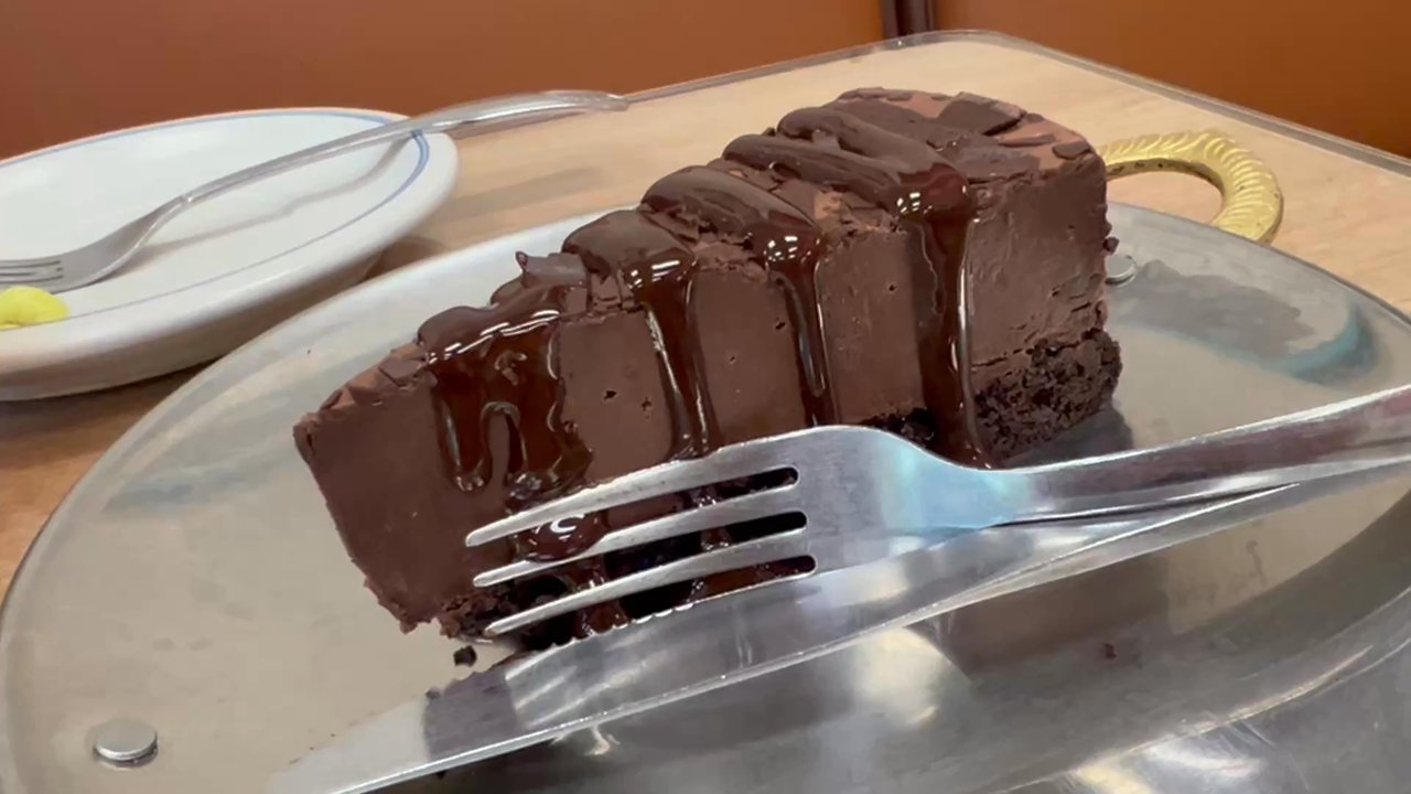Flame Kabob - Chocolate layer mousse cake dessert - Persian/Iranian Near Me - Raleigh, North Carolina
