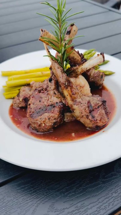 Quinn's Lighthouse - Cabernet Lamb Chops - Seafood Near Me - Oakland, California