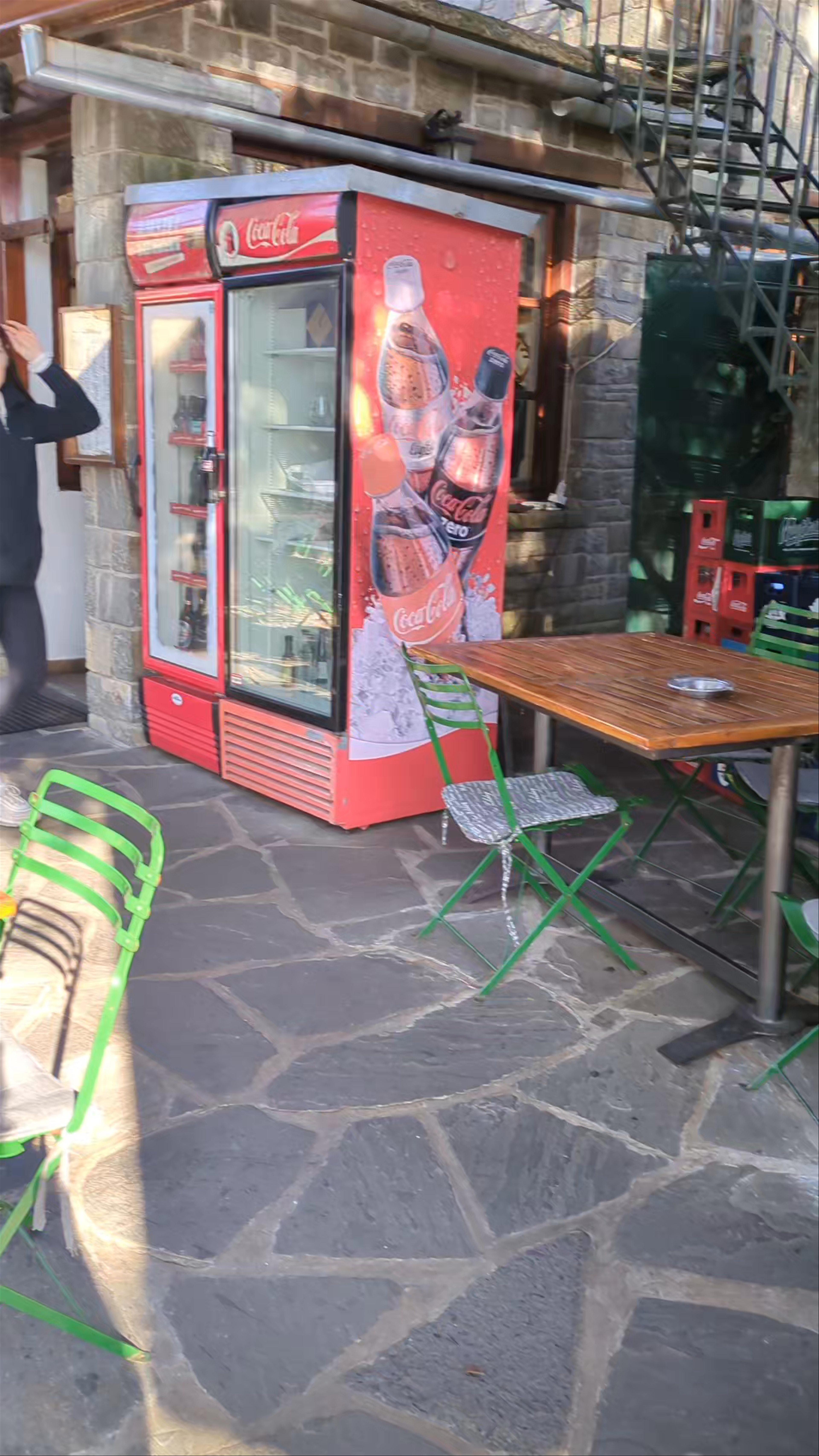 Charming Outdoor Café Scene in Kipoi, Greece