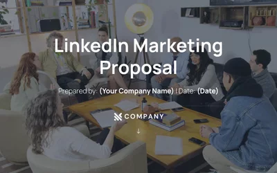 Preview of Linkedin Marketing Proposal Template