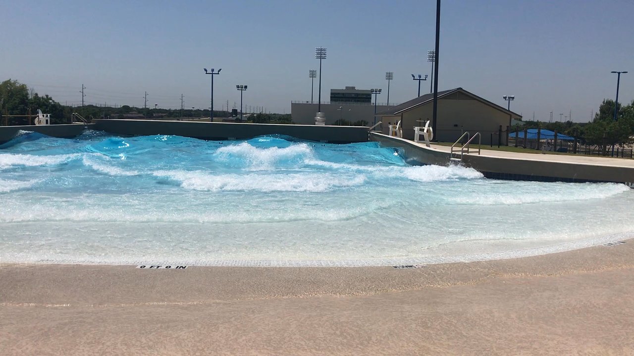 Water Works Park - Wave pool before opening day - Swimming Pools Near Me - Denton, Texas