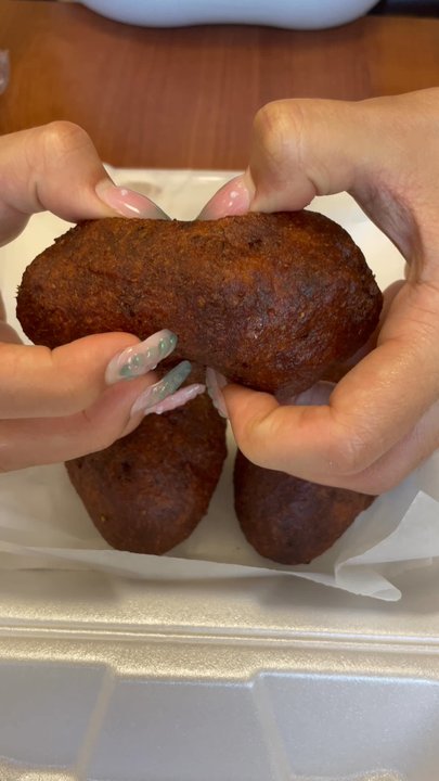 El Sitio - Pork alcapurria. - Puerto Rican Near Me - Hartford, Connecticut