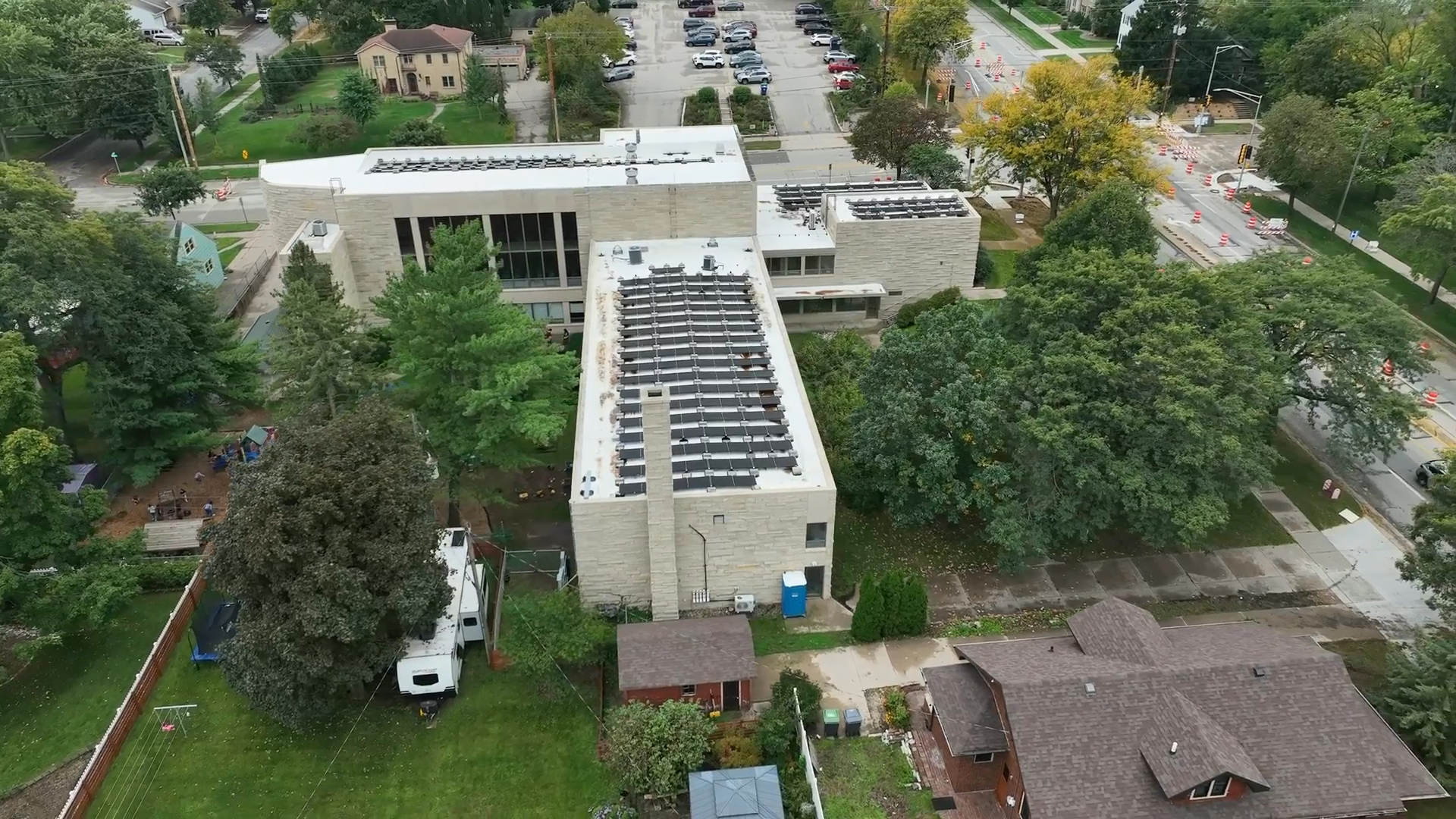 Commercial Roofing Project in La Crosse, WI by First American Roofing & Siding Inc