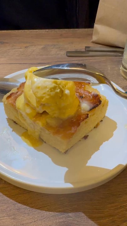 Yard - The rum cake with mango ice cream, sooo delicious! - Caribbean Near Me - Baltimore, Maryland