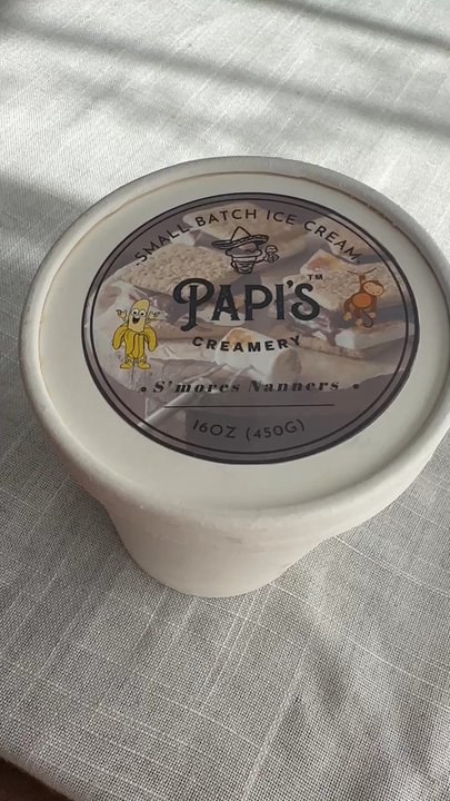 Papi's Creamery - S'mores Nanners Opening - Ice Cream & Frozen Yogurt Near Me - Yorktown, Virginia