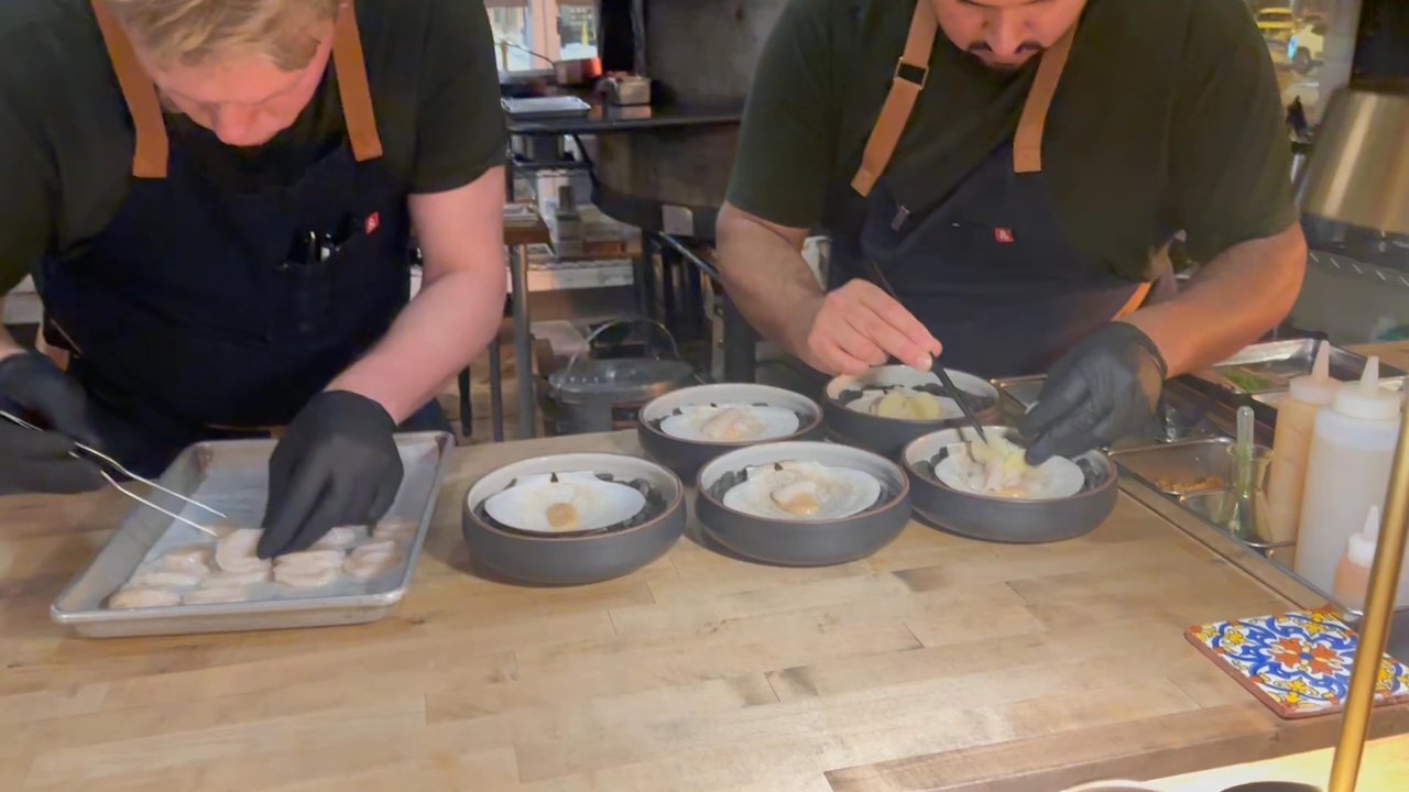 Brutø - Chefs preparing a course - Tapas/Small Plates Near Me - Denver, Colorado