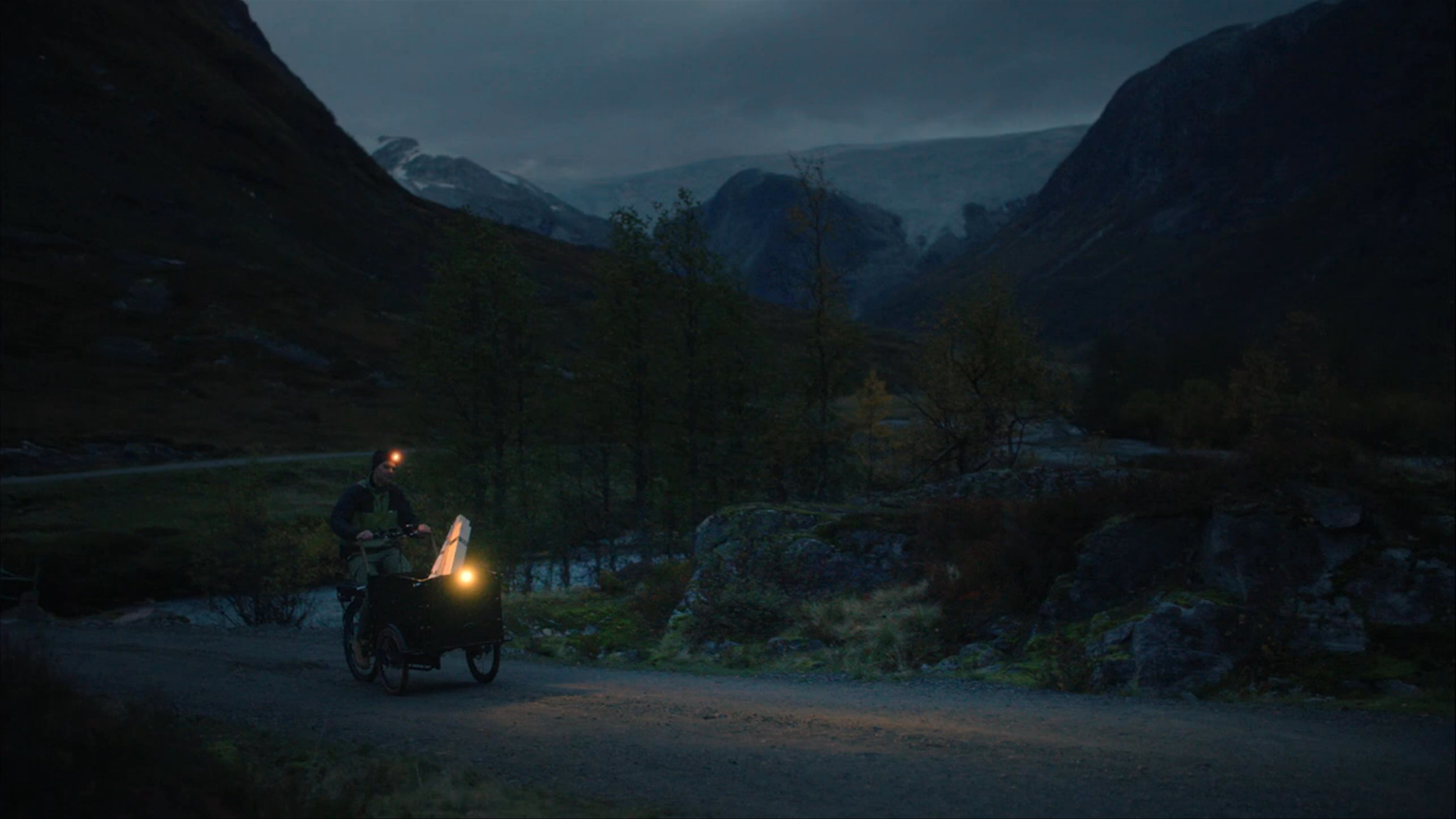 Drone: Alta X providing aerial cinematography for Stolt hyttepartner til DNT for Anti - XL-Bygg, demonstrating High-speed tracking capabilities and cinematic aerial storytelling.