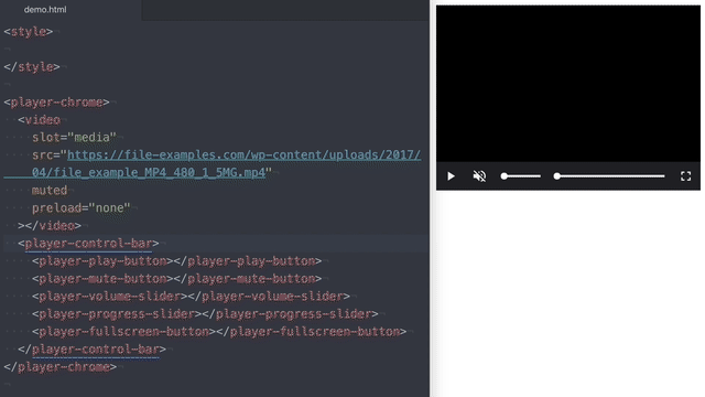 Moving the playback progress bar