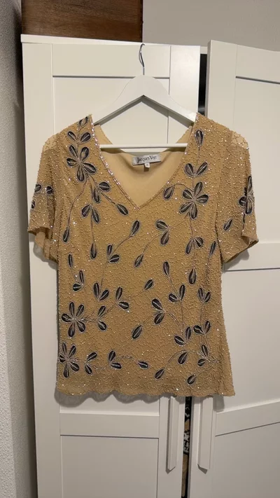 Jacques Vert Beaded Top