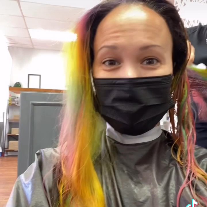 Rooted Beauty Studios - Rainbow hair by Olivia at Rooted  LOVE IT - Hair Stylists Near Me - Benicia, California