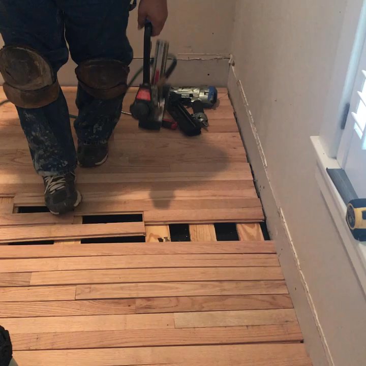Stonewood Surfaces Restoration - Let the wood floor installation begin!! - Refinishing Services Near Me - Katy, Texas