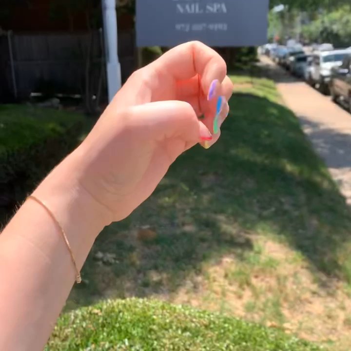 Ulux Nail Spa - Aiden did an amazing job on these dip nails with gel design. I couldn't recommend this salon enough! Aiden is awesome and I love my nails. - Nail Salons Near Me - Dallas, Texas