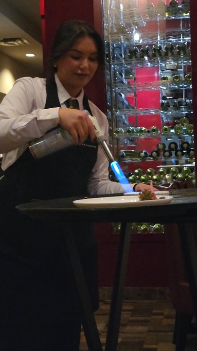 Thirty-two - Creme brunette being torched - Steakhouses Near Me - Biloxi, Mississippi