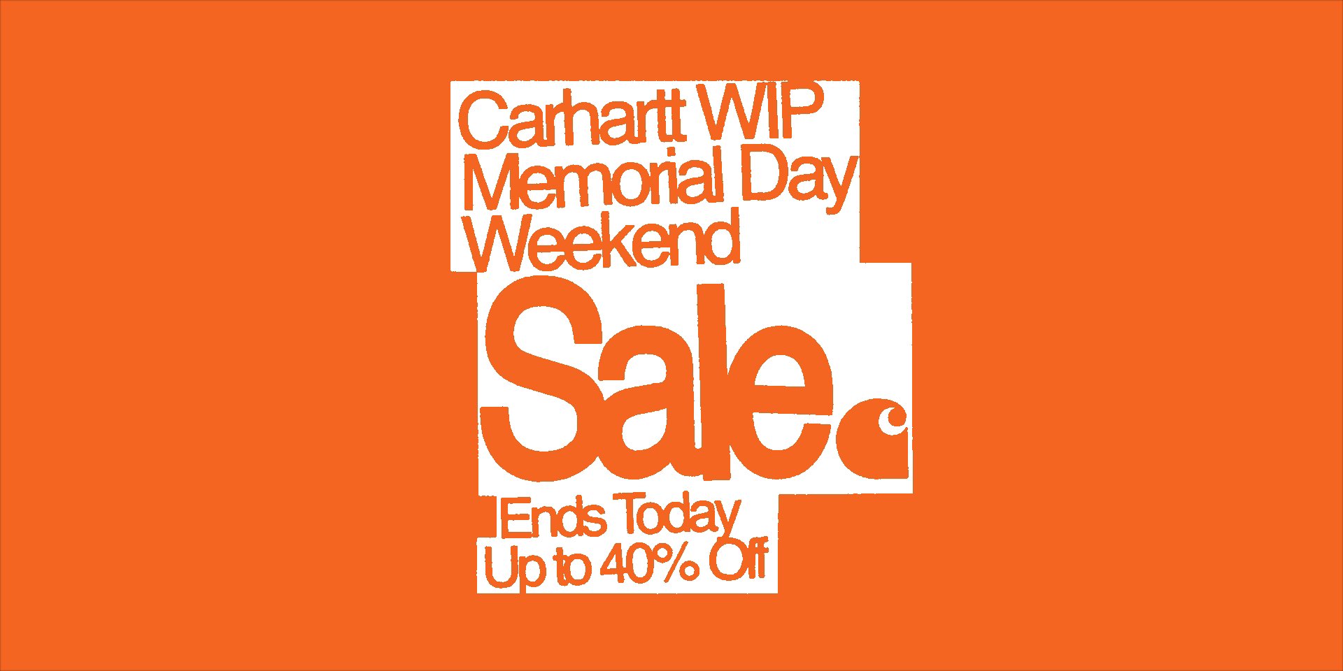Memorial Day Weekend Sale