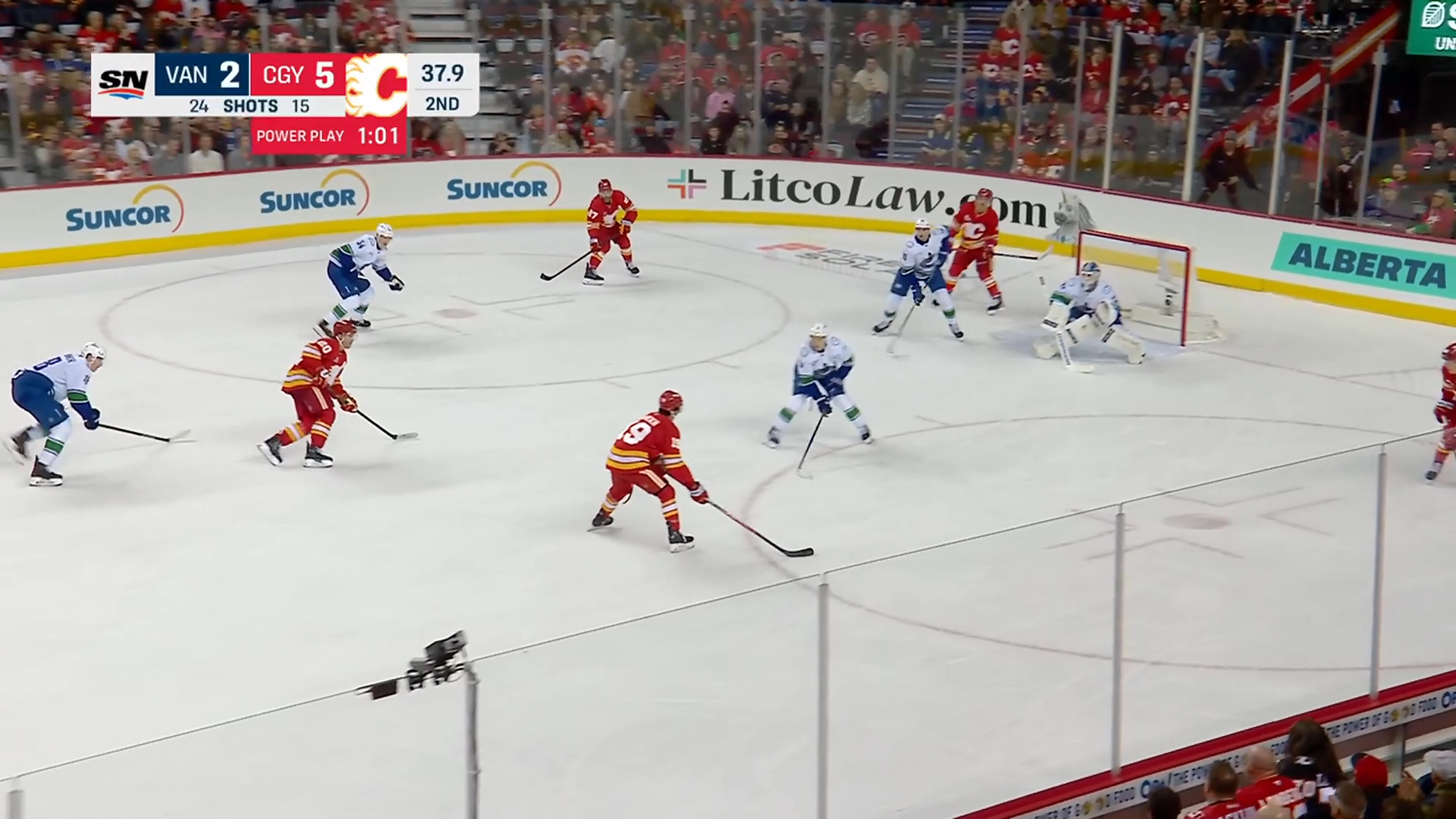 Zayne Parekh Buries 6–2 Goal on Coronato's 3rd Point of the Night · Mar. 28, 2026