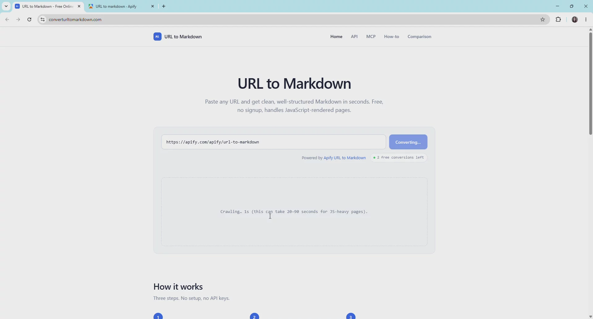 URL to Markdown - Free Online Converter image 1