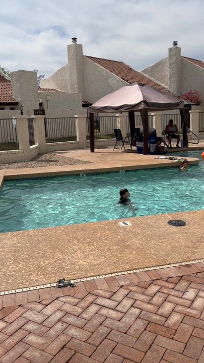 Get Bouncey - Video of bounce house at the pool - Bounce House Rentals Near Me