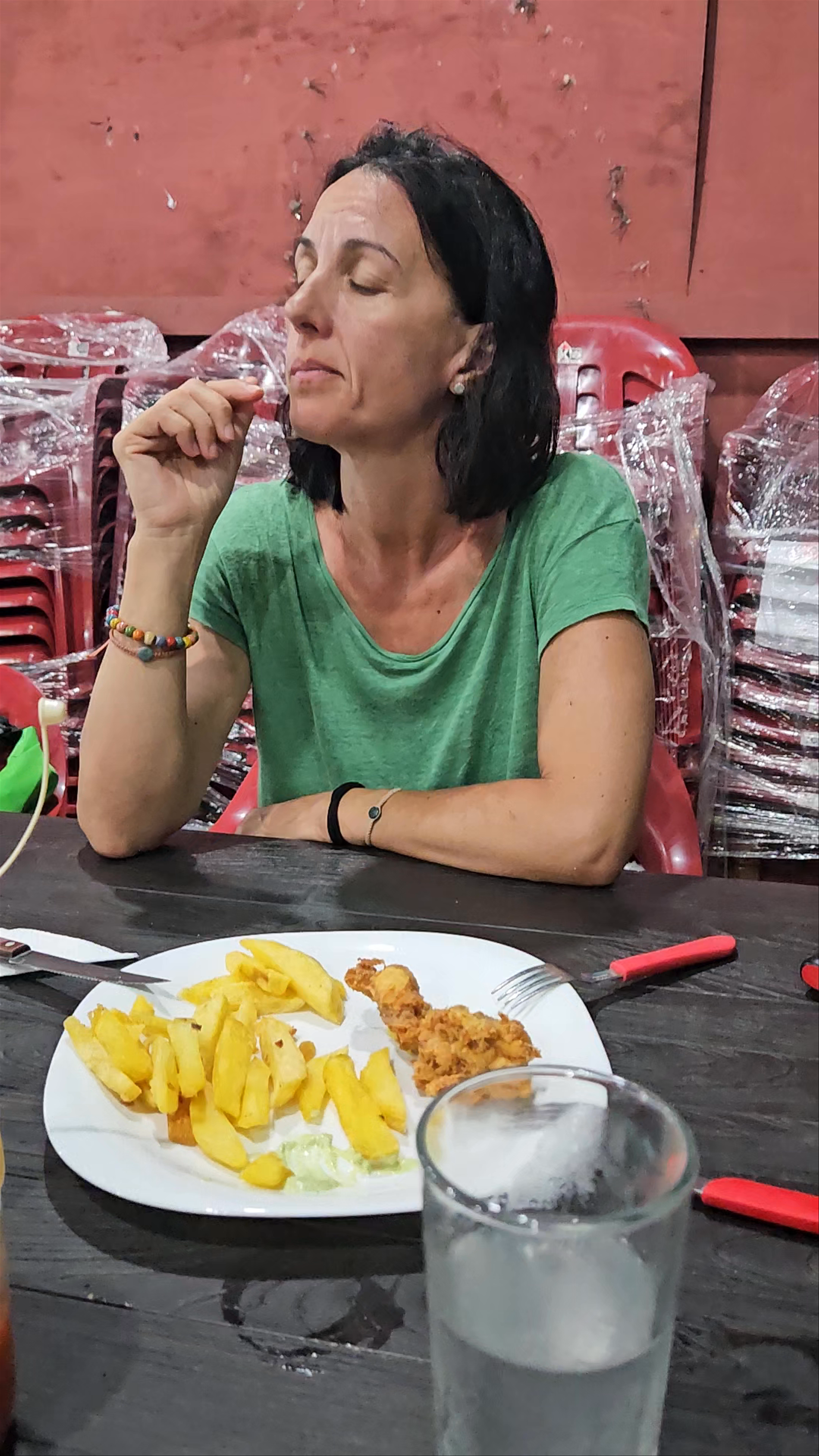 Tania bajo el puente