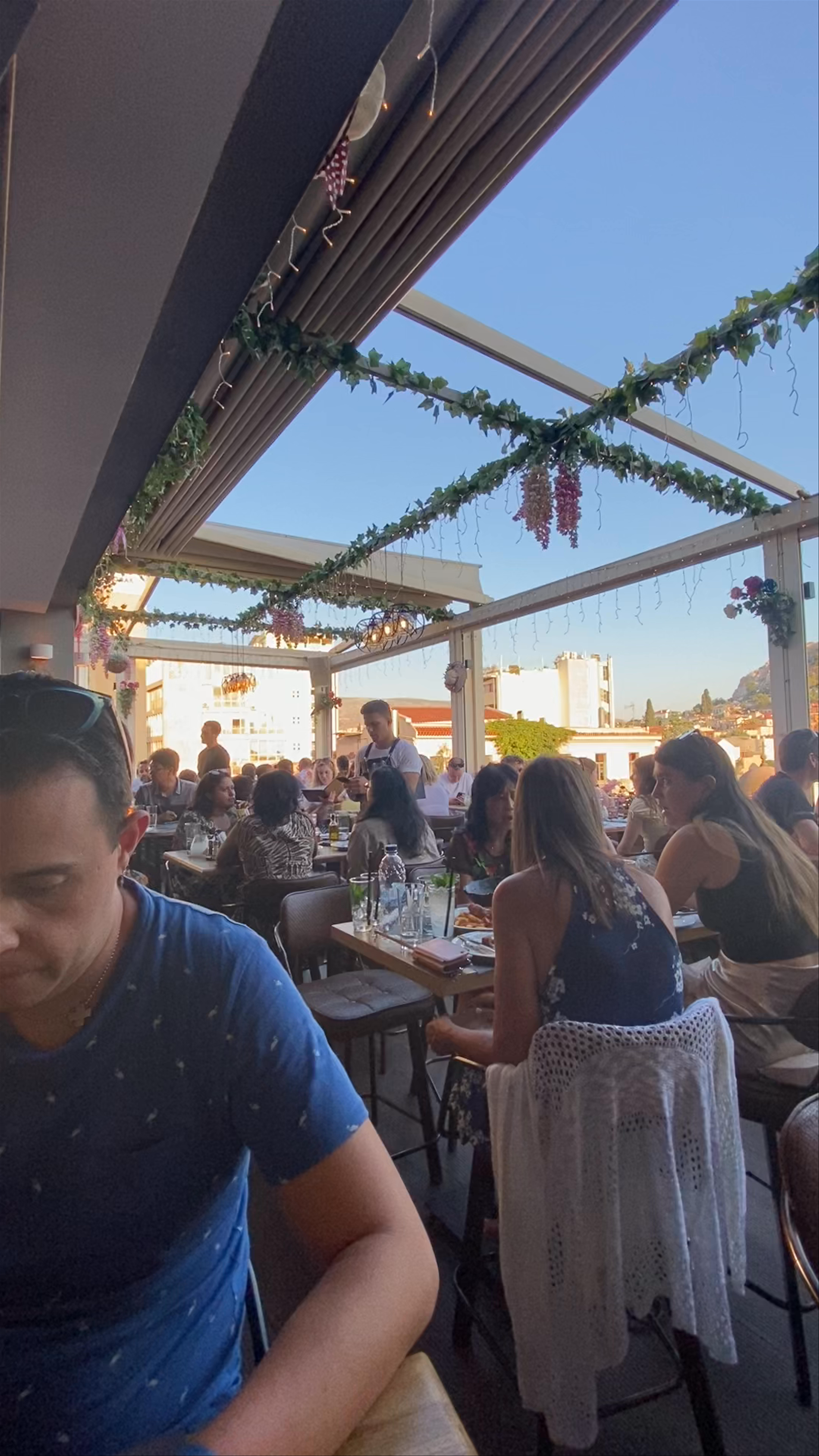 Sunset Dining at MS Roof Garden, Athens