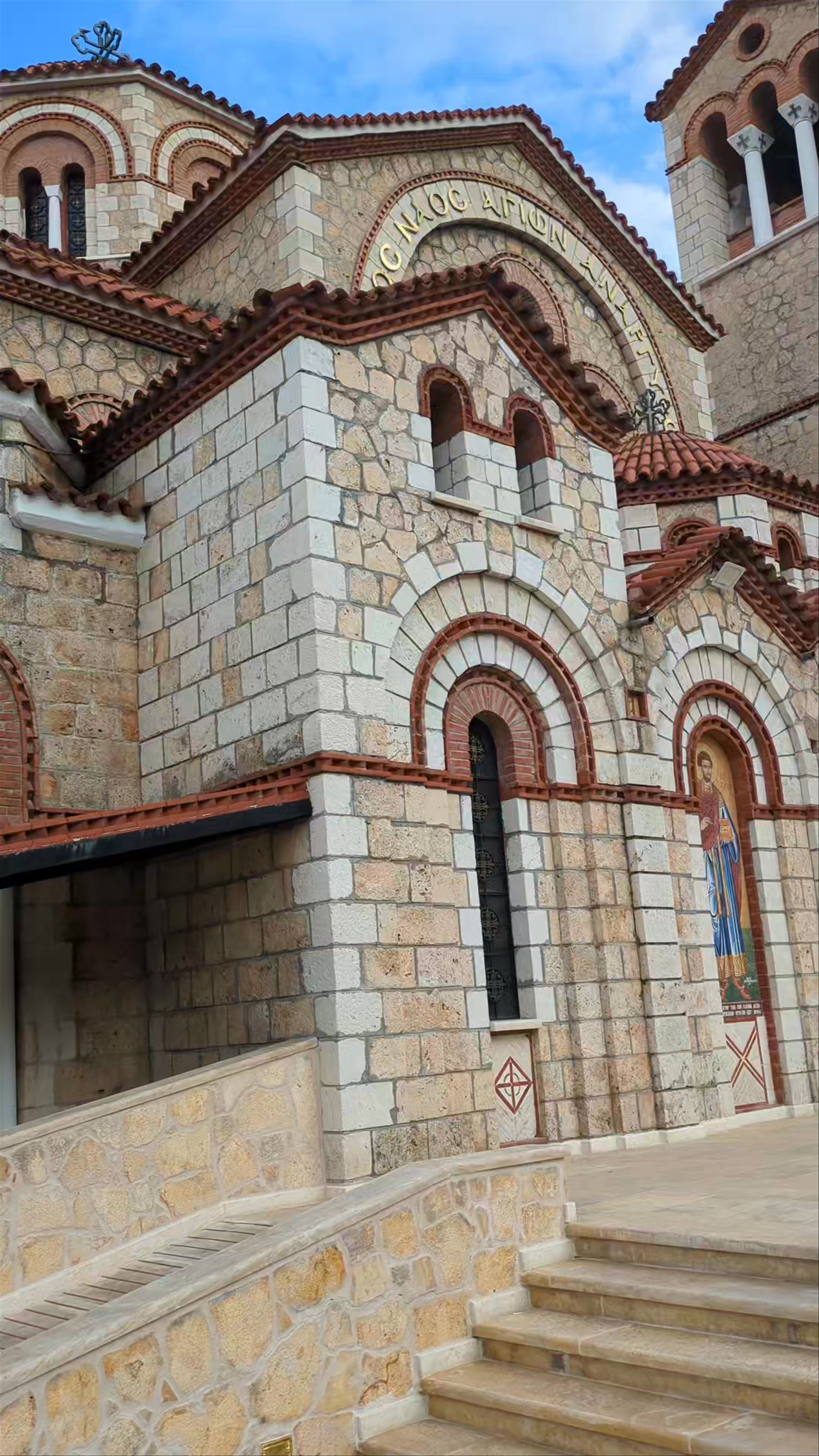 New Holy Church of the Holy Unmercenaries in Veria, Greece – Spiritual Architecture and Serene Surroundings