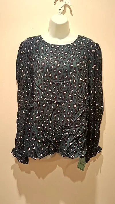 Dorothy Perkins Long Sleeve Blouse Leopard Print image 1