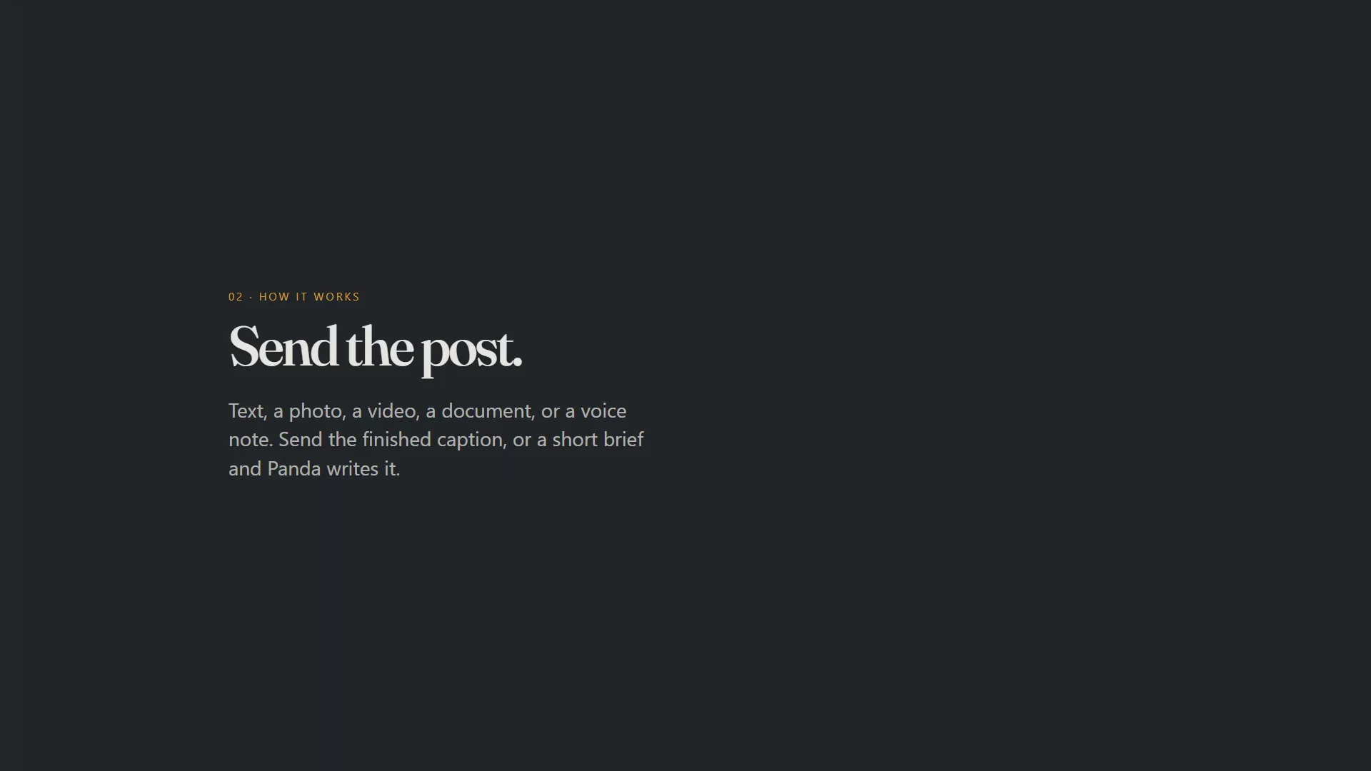 Panda AI · One place. Every post, on time. image 1