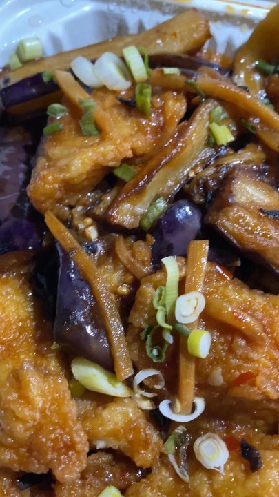 Heung Yuen Restaurant - Fish fillet with egg plant - Chinese Near Me - San Francisco, California