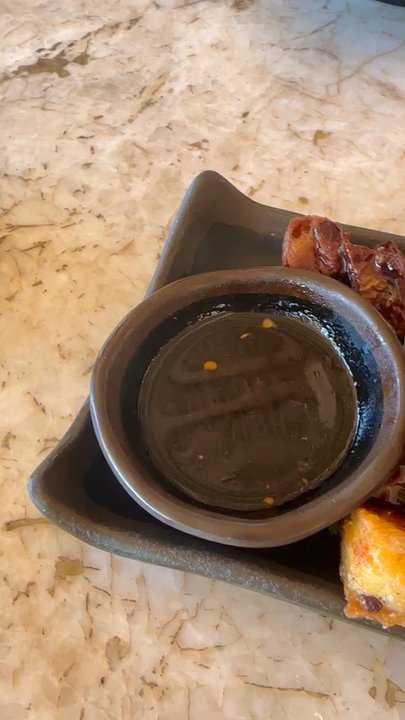 Kane - Pork Belly Appetizer hold the sesame seeds - Indonesian Near Me - Marco Island, Florida