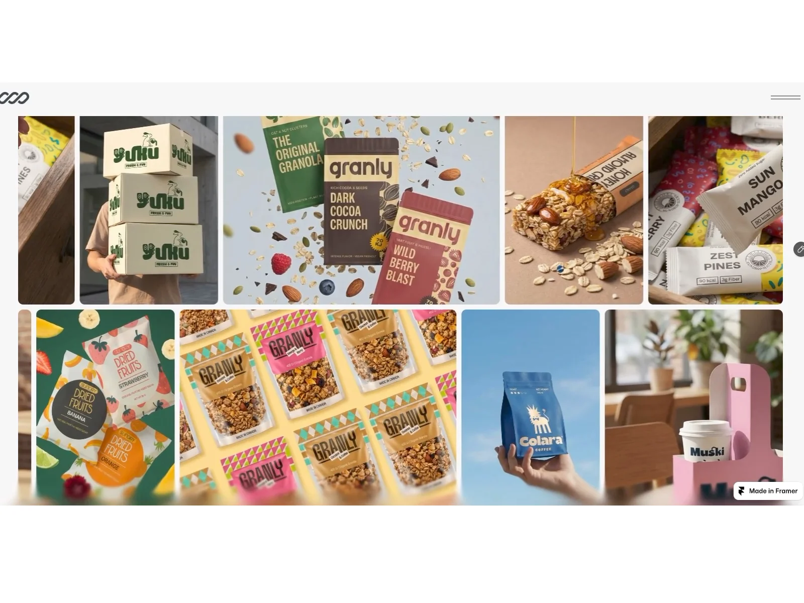 Brand Gallery section from my latest template. Available for free. Grab your copy now.