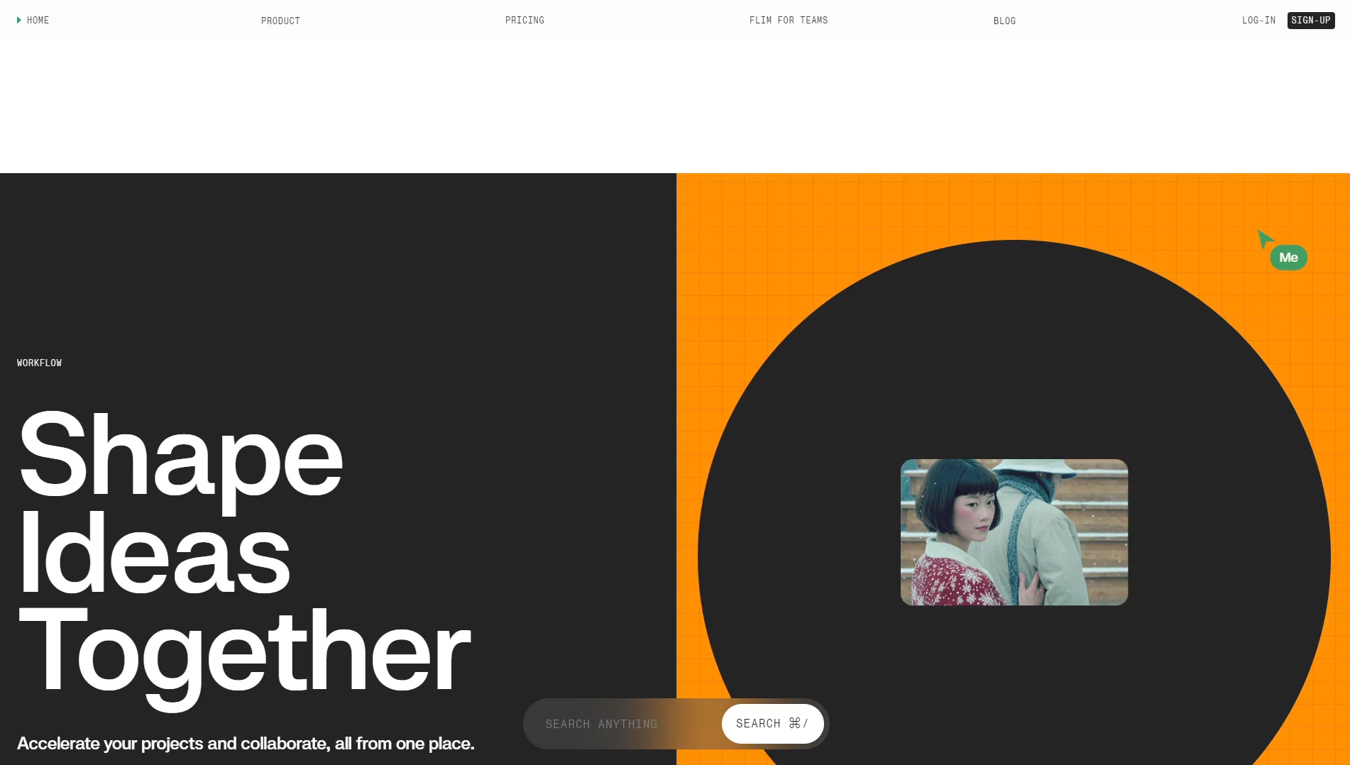 I just found the search engine for creative people