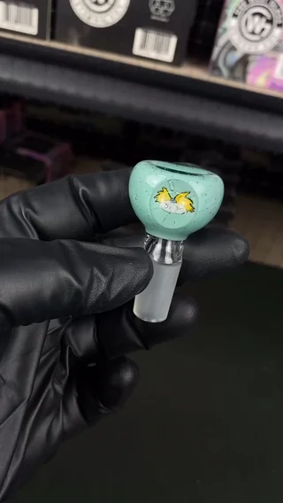 Preview pic of 14mm Single Hole Bowl Slide by Keys Glass