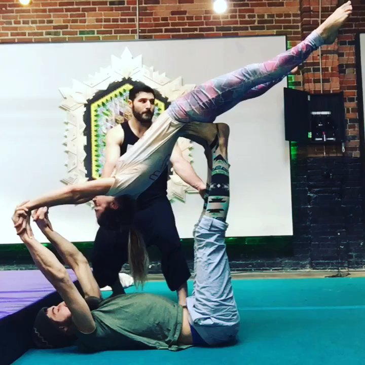 Circus Collective - Playing with pops - Aerial Fitness Near Me - Denver, Colorado