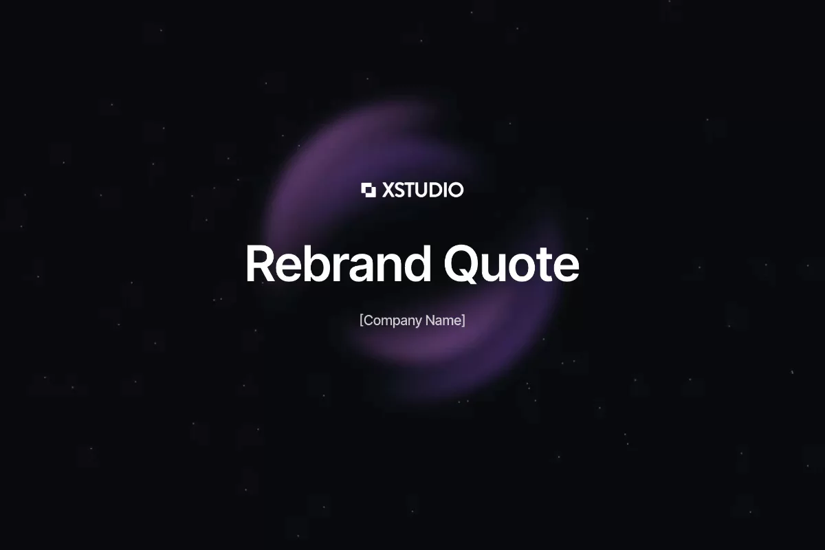 Preview of Branding Project Quote Template