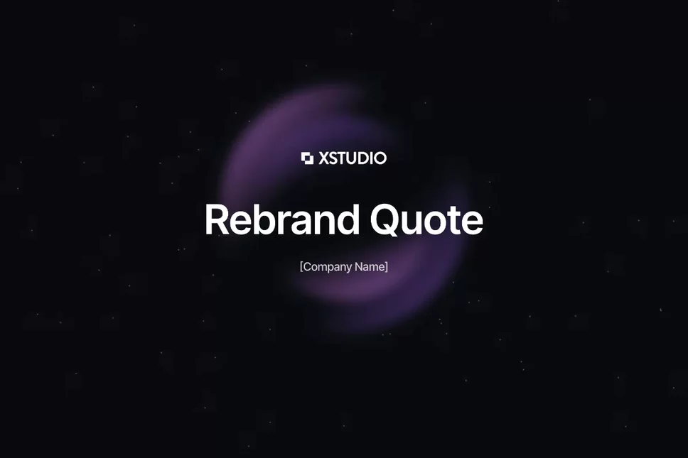 Preview of Branding Project Quote Template