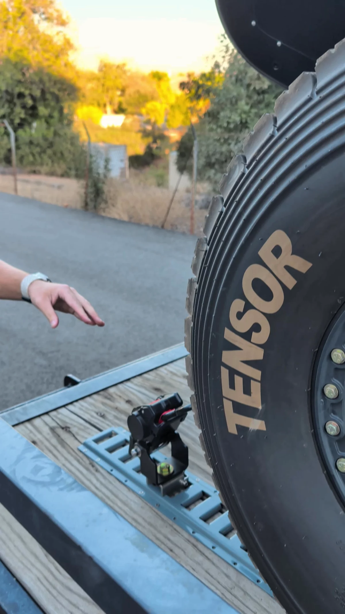 Ultimate Retractable Ratchet Straps® for E-Track in action