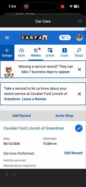 CarMax - Here is the Carfax on the car they fleeced my elderly mother on. - Used Car Dealers Near Me - Virginia Beach, Virginia