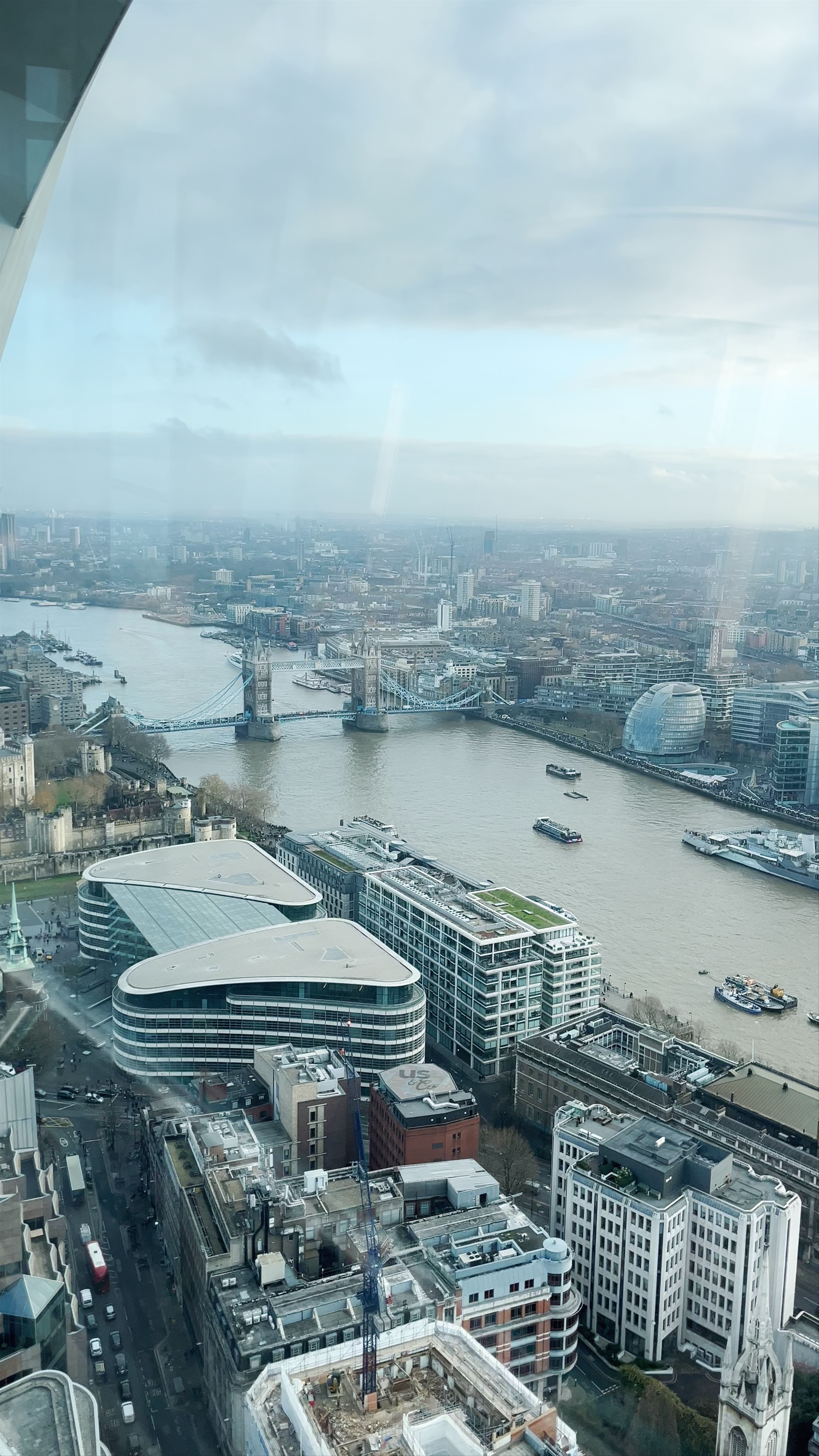 Panoramic Views from Sky Garden, London