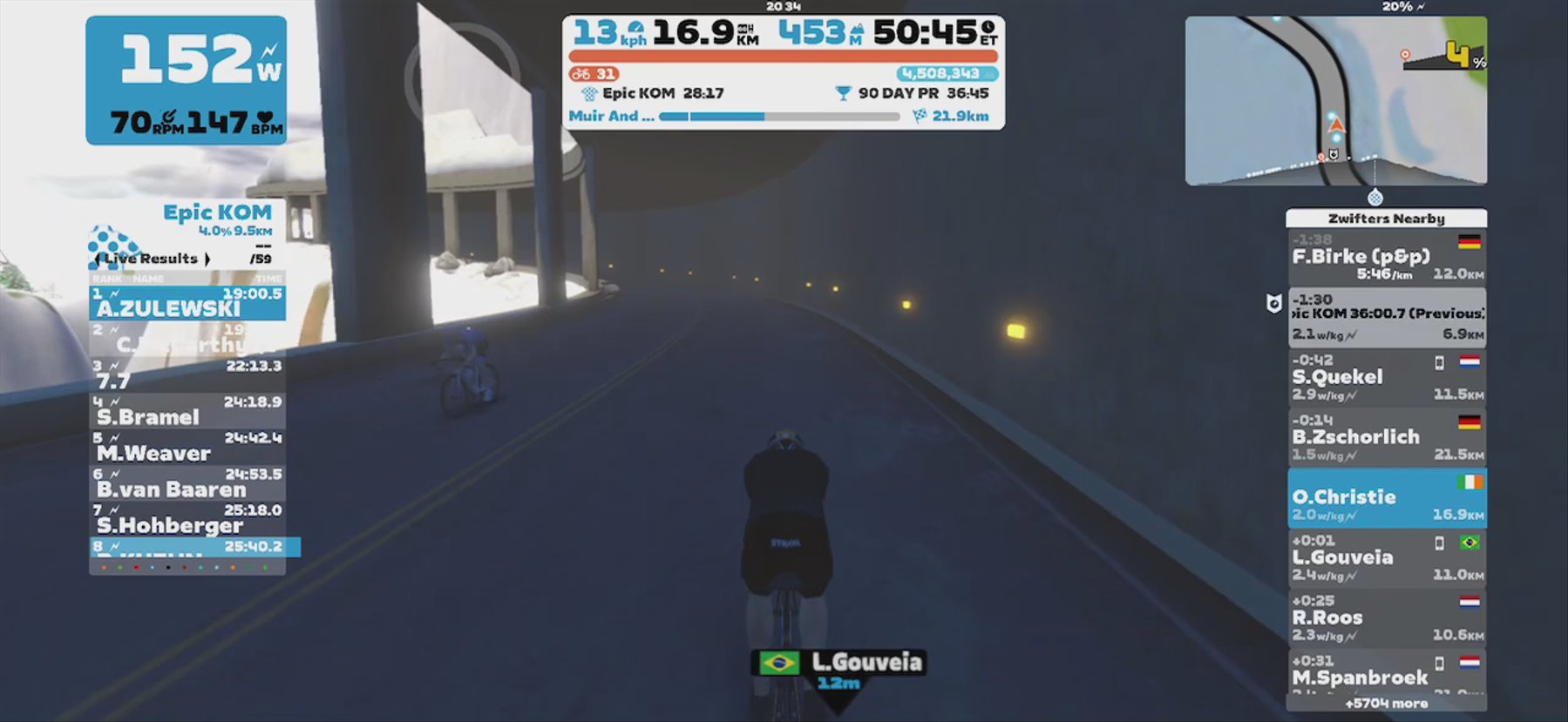 Zwift - Muir And The Mountain in Watopia